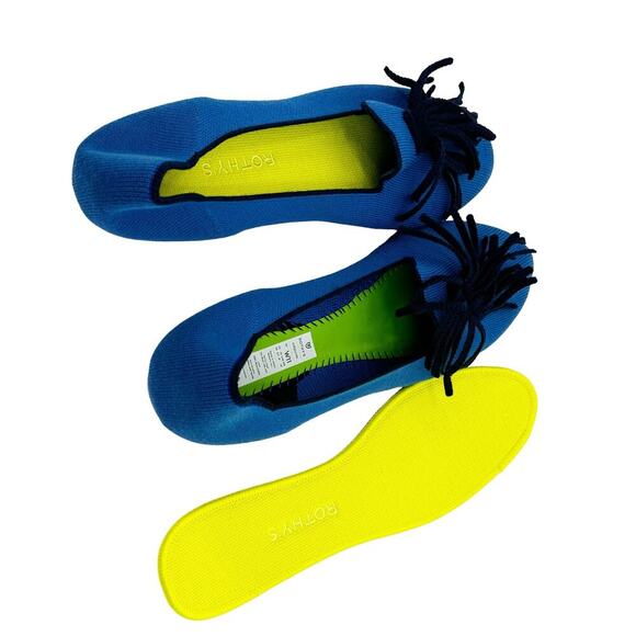 Rothy's Limited Edition The Merino Wool Tassel Slip On Loafer Flat Size W8 NWOB - Picture 4 of 10